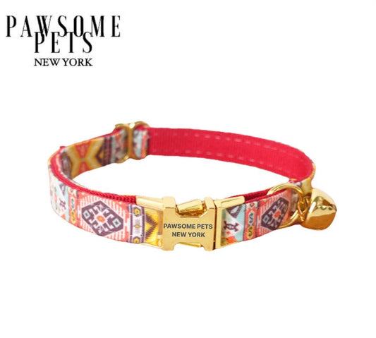 SMALL SIZE DOG & CAT COLLAR - RUBY RED-0