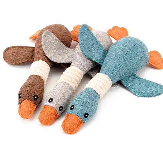 Plush Chew and Training Sounding Toy for Dogs