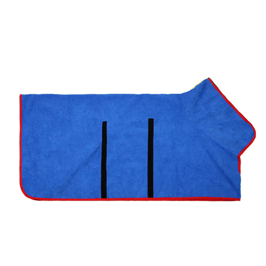 Puppy Bathing Robe with Tucked Waist Dog Shirt