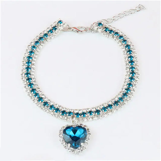 Cute Bling Rhinestone Cat Collar for Kittens